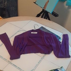 Purple shrug